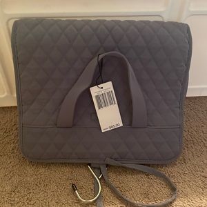 Vera Bradley Hanging Organizer in Gray Microfiber